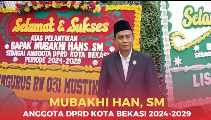 Ketua DPD AsMEN Kota Bekasi Berikan Ucapan Selamat Kepada Mubakhi Anggota DPRD Kota Bekasi 